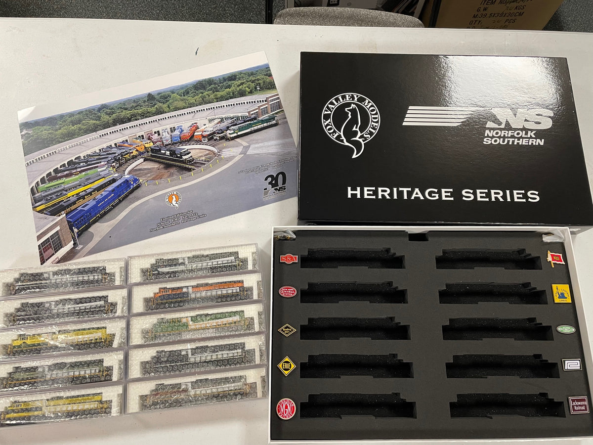N SD70ACe Set - NS Heritage Original 10 unit SD70ACe – Fox Valley