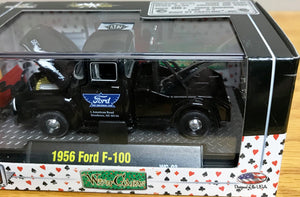 S 1956 Ford F-100 Tow Truck - Black