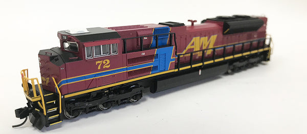 N Detailed SD70ACe - Arkansas & Missouri #72