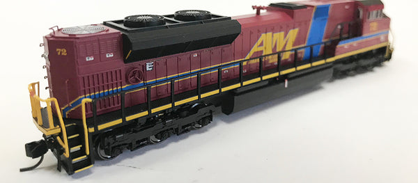 N Detailed SD70ACe - Arkansas & Missouri #72