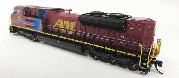 N Detailed SD70ACe - Arkansas & Missouri #72