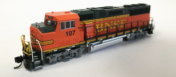 N Detailed GP60M - BNSF #107