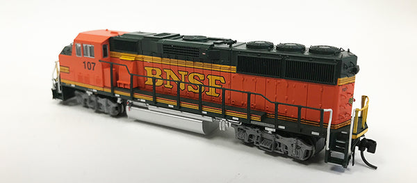 N Detailed GP60M - BNSF #107