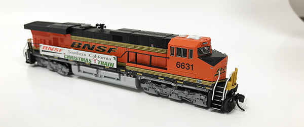 N Detailed GEVO - BNSF #6631 Christmas