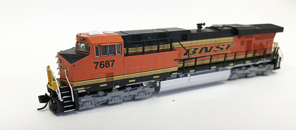 N Detailed GEVO - BNSF #7687 1st Unit Painted H3