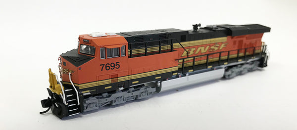 N Detailed GEVO - BNSF #7695 Yellow Swoosh