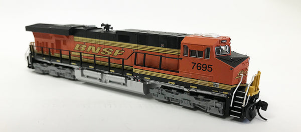 N Detailed GEVO - BNSF #7695 Yellow Swoosh