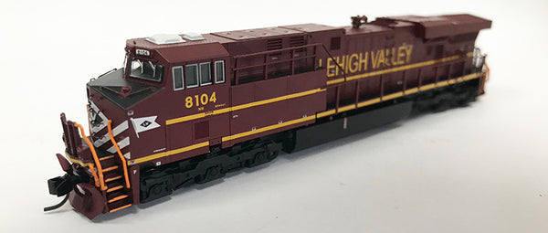 N Detailed GEVO - NS Lehigh Valley #8104 Modified with nose stripes