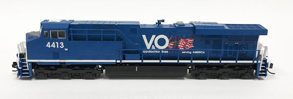 N Detailed GEVO - Virginian & Ohio #4413 w/Flag