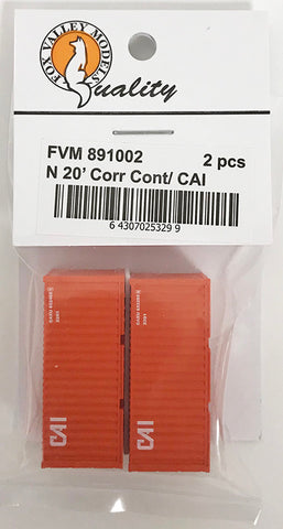 FVM 891002 20' Corrugated Container/ CAI 2 Pack