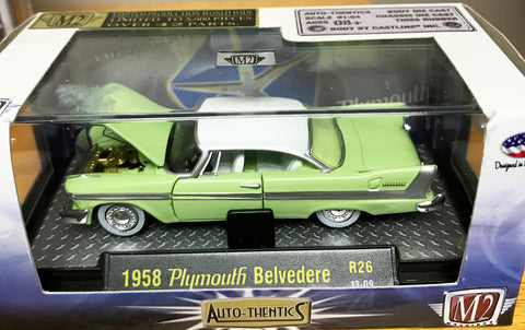 S 1958 Plymouth Belvedere - Light Green