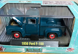 S 1956 Ford F-100 Pickup - Teal