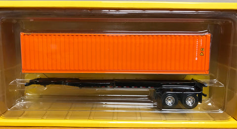 S 40' Container w/Chassis - Orange