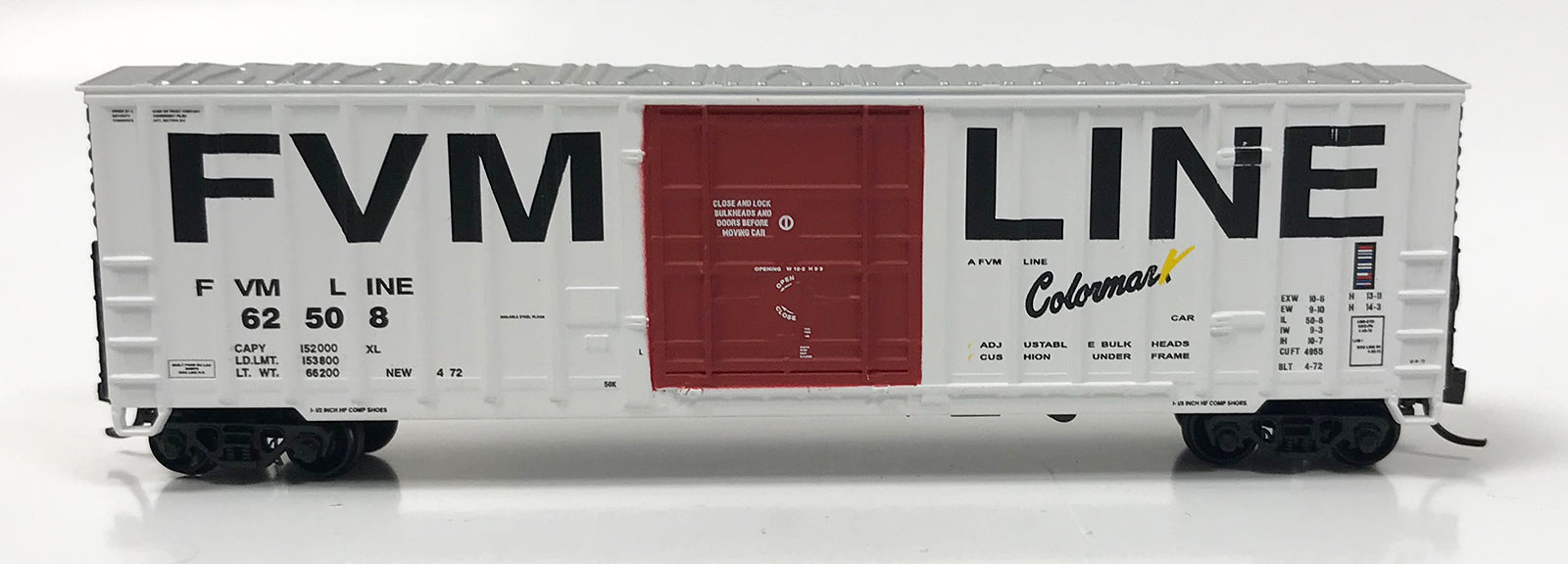 N FVM Line #62508 - Soo Line 7 Post Boxcar – Fox Valley Models N FVM Line #62508 - Soo Line 7 Post Boxcar – Fox Valley Models