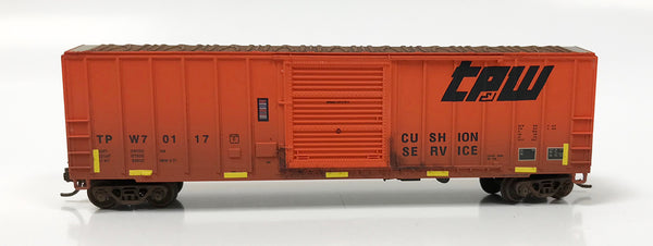 N Custom Weathered Boxcar/ TP&W 70117