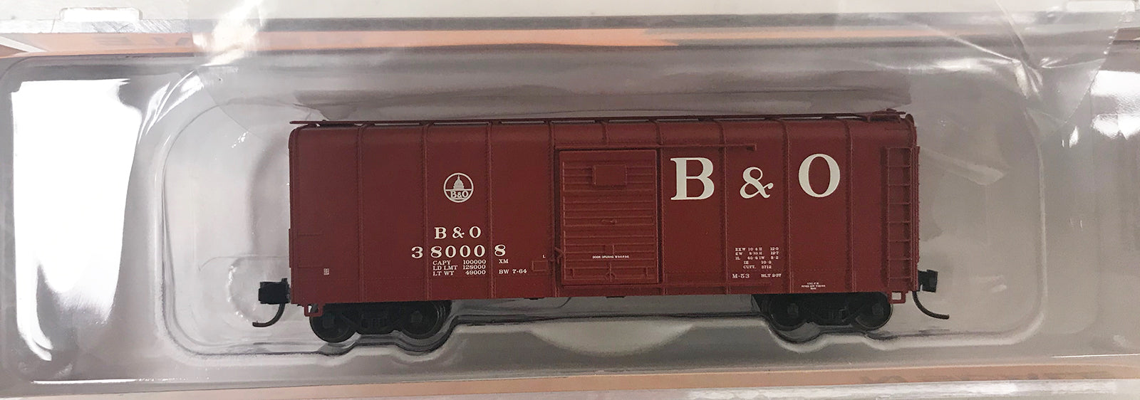 N B&O Wagontop Box - B&O #380008