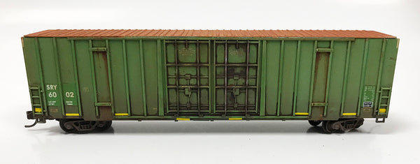 N Custom Weathered Boxcar/ SRY #6002