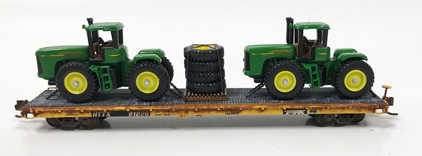 N Custom 60' Flat with Tractor Load HTTX #91226