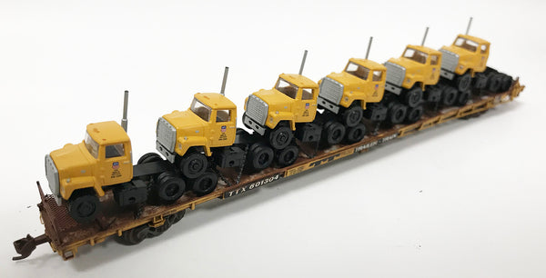 N Custom 89' Flat w/2 Truck Tractors TTX #601304