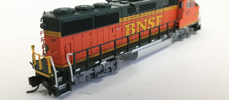 ｎ　BC60 N Detailed GP60M - BNSF #107 – Fox Valley Models