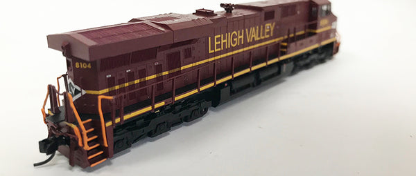 N Detailed GEVO - NS Lehigh Valley #8104 Modified with nose stripes